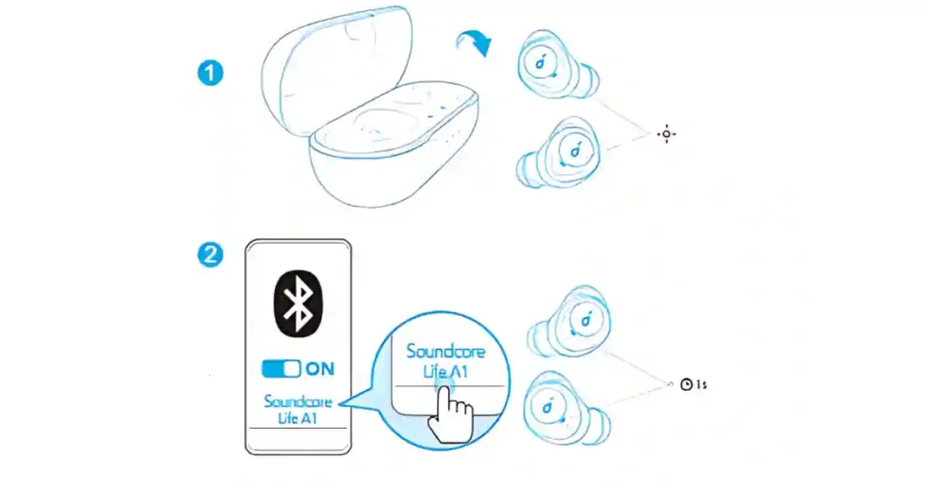 How to pair soundcore earbuds