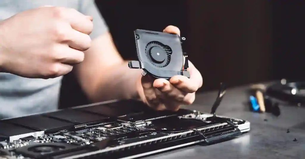 How to clean laptop a fan