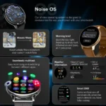 Noise Vortex Plus Smartwatch with 110+ sports modes, heart rate monitoring, SpO2 tracking, and advanced fitness tracking